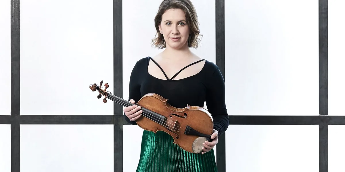 Artwork for Chapela’s Electric Violin Concerto with the BBC SSO