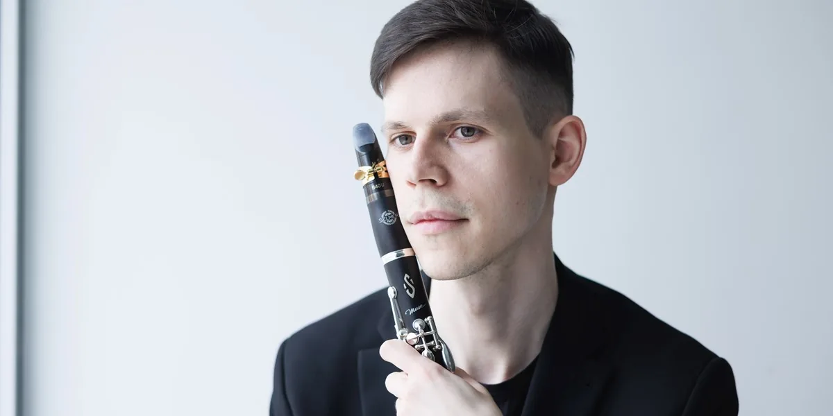 Artwork for the afternoon performance of Mozart’s Clarinet Concerto